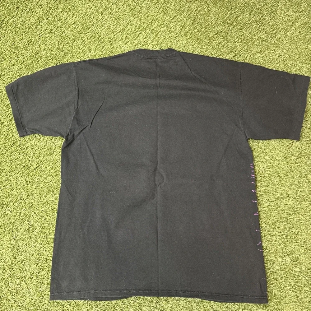 Vintage 1992 Davey Allison Havoline Texaco All Over Print Shirt SS Black XL Neon
